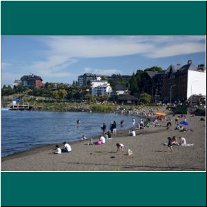 Puerto Varas, Strand an der Costanera, 18.12.21