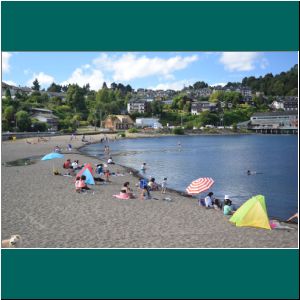 Puerto Varas, Strand an der Costanera, 27.12.21