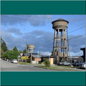 Puerto Varas, Wassertanks bei der Estación, 2.1.22