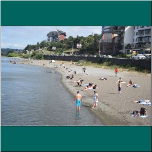 Puerto Varas, Strand bei der Mole, 10.1.22