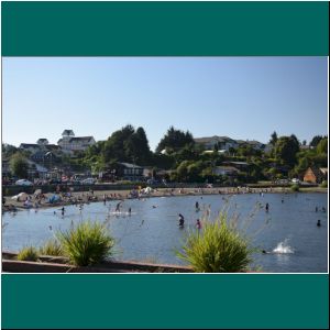 Puerto Varas, Strand bei der Mole, 12.1.22