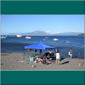 Puerto Varas, Strand bei der Mole, 4.2.22