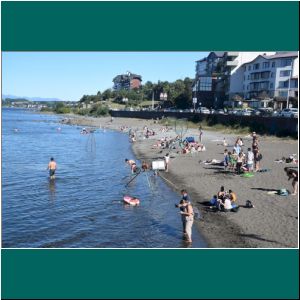 Puerto Varas, Strand beim Mirador Circular, 13.2.22