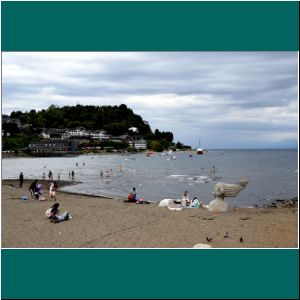 Puerto Varas, Strand bei der Mole, 23.2.2022