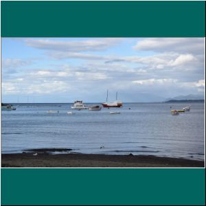 Puerto Varas, Boote am Lago Llanquihue, 26.2.2022