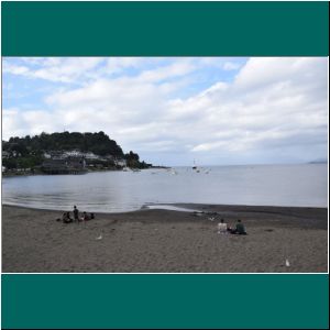 Puerto Varas, Strand bei der Mole, 28.2.2022