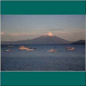 Puerto Varas, Boote am Lago Llanquihue, 16.1.23