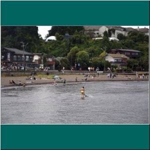 Puerto Varas, Strand an der Mole, 10.2.23