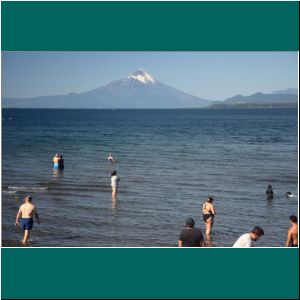 Puerto Varas, Strand an der Mole, 27.2.23