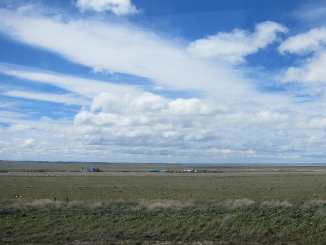 Patagonische Steppe zwischen Puerto Natales und Punta Arenas