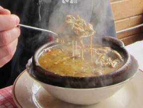 Sopa de Mariscos, Suppe mit Meeresfrüchten