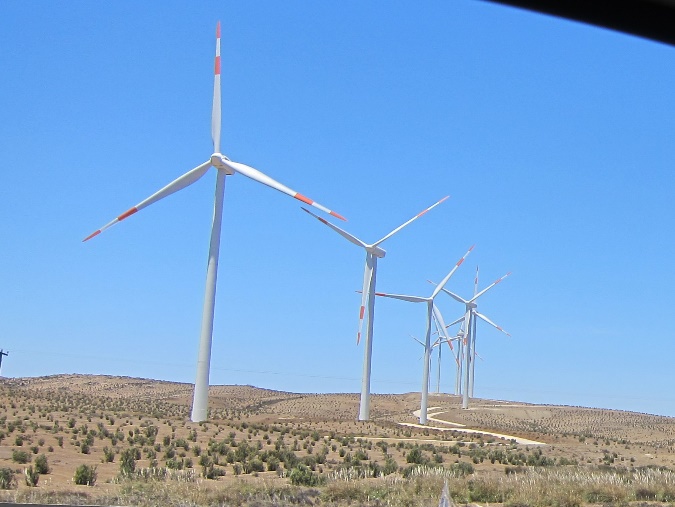 Windräder in der Region de Coquimbo