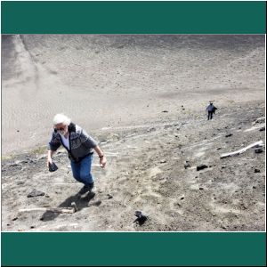 Ich beim Aufstieg zum Crater Rojo, 5.2.2019