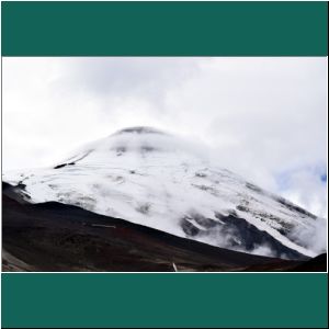 Osorno mit Nebelschwaden, 22.2.2019