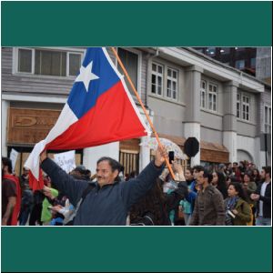 Puerto Varas, Protestmarsch, 25.10.2019