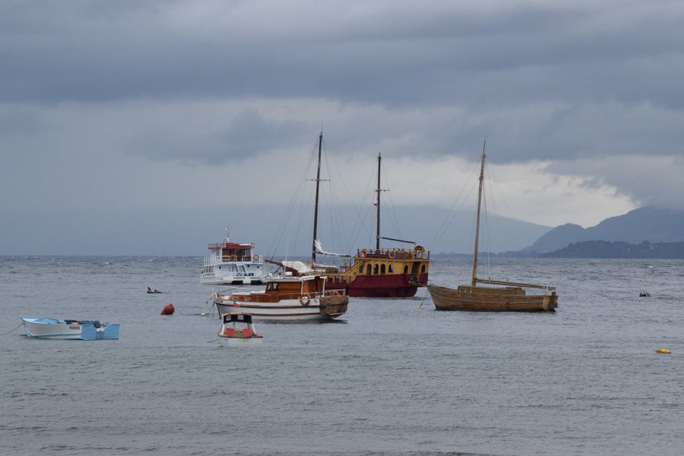 Boote am Lago Llanquihue