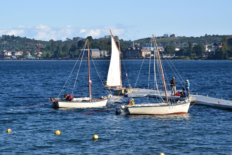 Puerto Varas, Segelboote am Lago Llanquihue