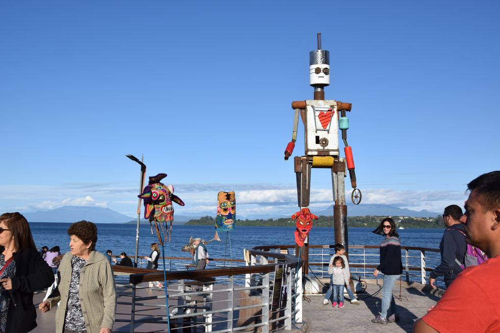 Puerto Varas, Ozkar Longkotoro, Metallkunst