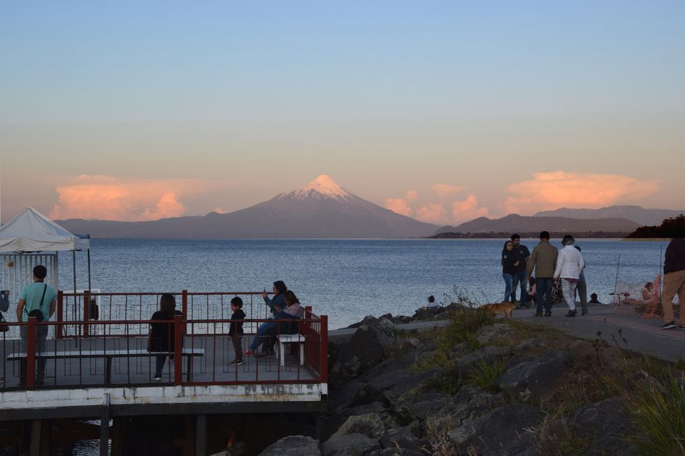 Puerto Varas, Abend an der Mole