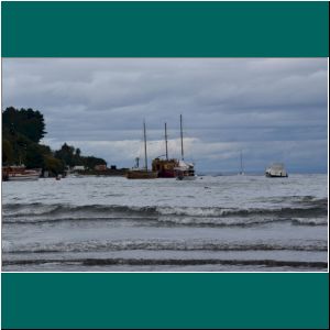 Boote am Lago Llanquihue, 12.3.20