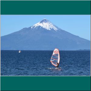 Windsurfer am Lago Llanquihue, 15.3.20