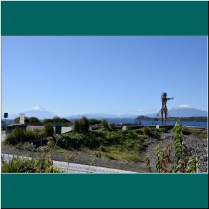 Mirador Lago und Skulptur der Licarayén, 6.4.20