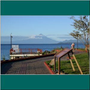 Mole in Puerto Varas, Vulkan Osorno, 11.4.20