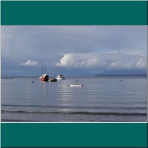 Boote am Lago Llanquihue, 22.6.20