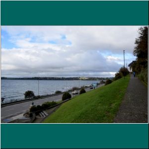 Militärparadeplatz an der Costanera in Puerto Varas, 1.7.20