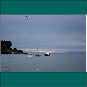 Boote am Lago Llanquihue, 9.10.20