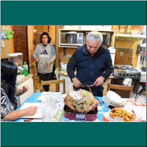 Jorge mit Weihnachtsgans, 24.12.20