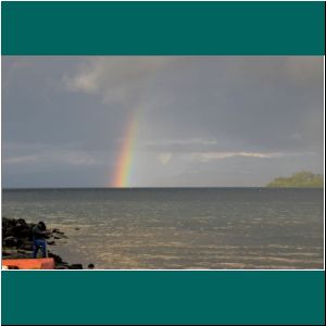 Lago Llanquihue, Regenbogen, 6.4.2021