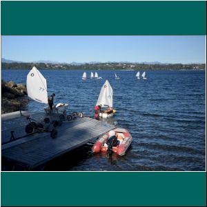 Segelschule am Lago Llanquihue, 13.4.2021