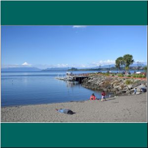 Puerto Varas, Strand an der Mole, 7.9.21