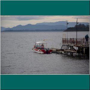 Puerto Varas, Ausflugsboot am Lago Llanquihue, 10.9.21