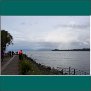 Puerto Varas, Mole, Arco Iris, 12.9.21