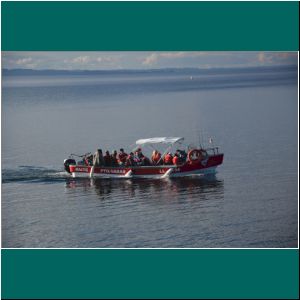 Puerto Varas, Ausflugsboot am Lago Llanquihue, 19.9.21
