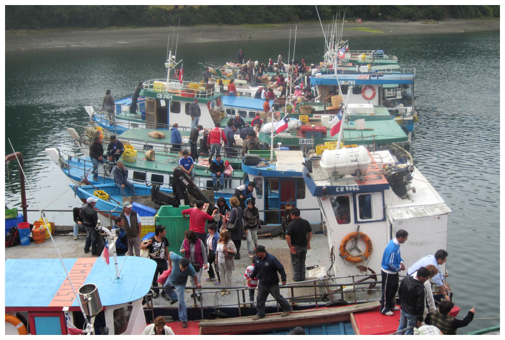 Puerto Montt Angelmó, Bootsverkauf