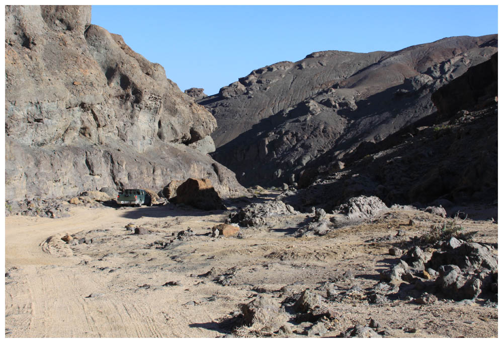 Weg zu Las Lomitas im Nationalpark Pan de Azúcar