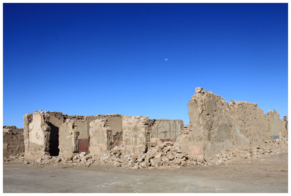 Geisterstadt zwischen Antofagasta und Calama.