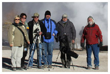 Eva, Melanie, Helmut, Fritz, Geri und Arvid