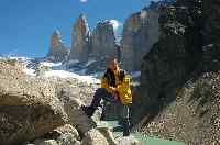 Martin bei den Torres del Paine