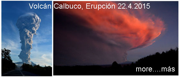 Ausbruch Vulkan Calbuco, 22. April 2015