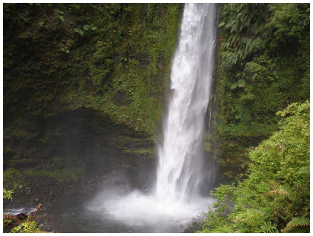 Las Cascadas, Cascada