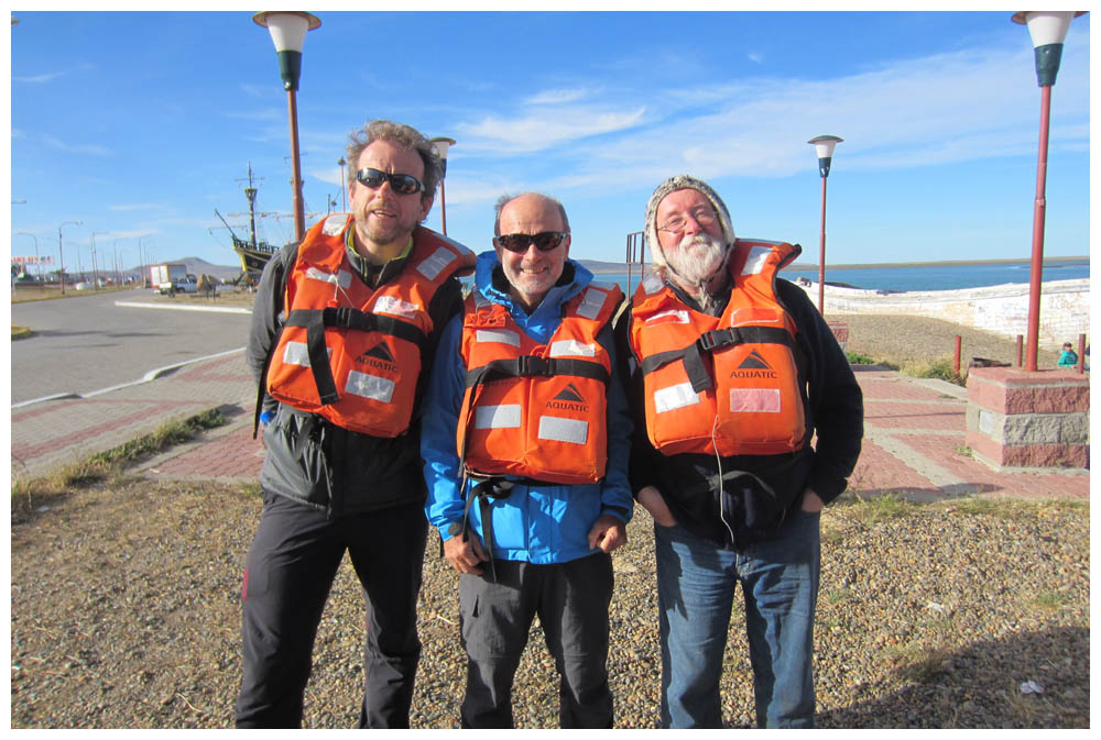 Puerto San Julián, Roland, Hannes und Arvid