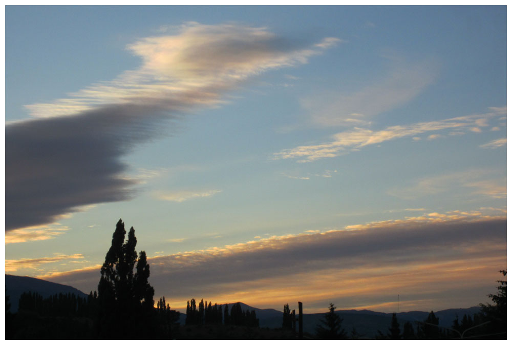 Sonnenaufgang in Trevelin