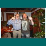 Wolfgang und Heinz in der Hosteria Outsider