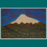 Vulkan Osorno, Öl, Schülerarbeit