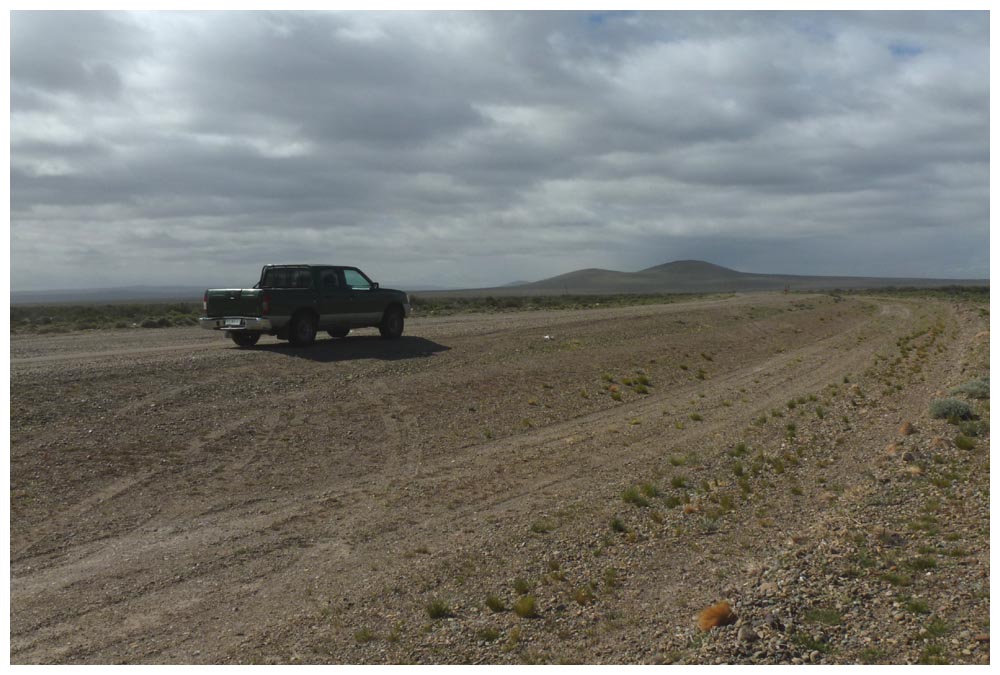 Fahrt durch die Pampa über die Ruta 40 in Argentinien
