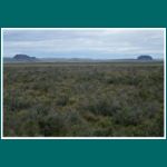 Patagonische Landschaft mit Wolken